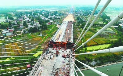 繁華大道跨南淝河大橋。